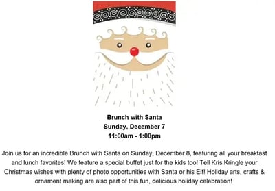brunch w-santa