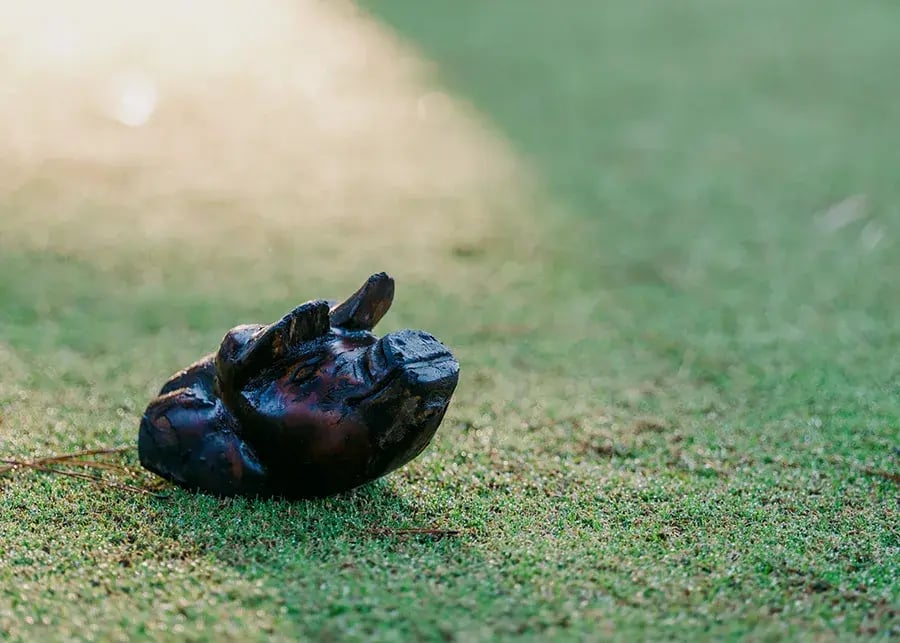 Hog Hole Tee marker