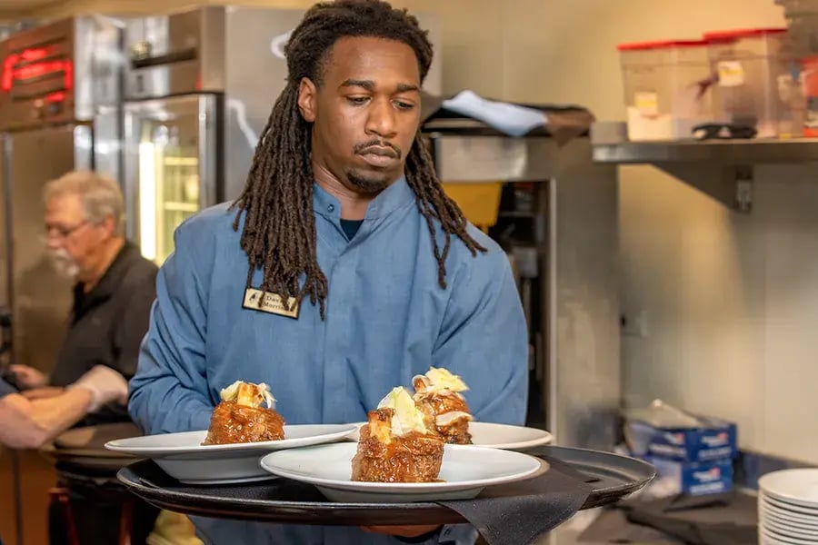 dessert server