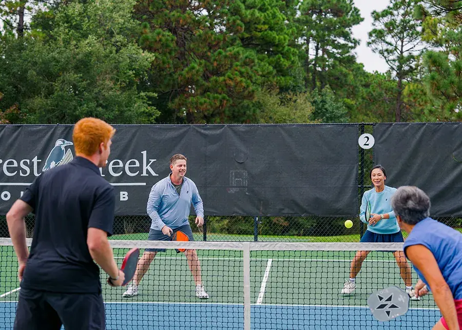 Pickle ball foursome