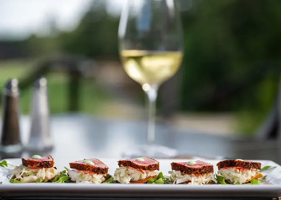 wine and tappas at forest creek golf